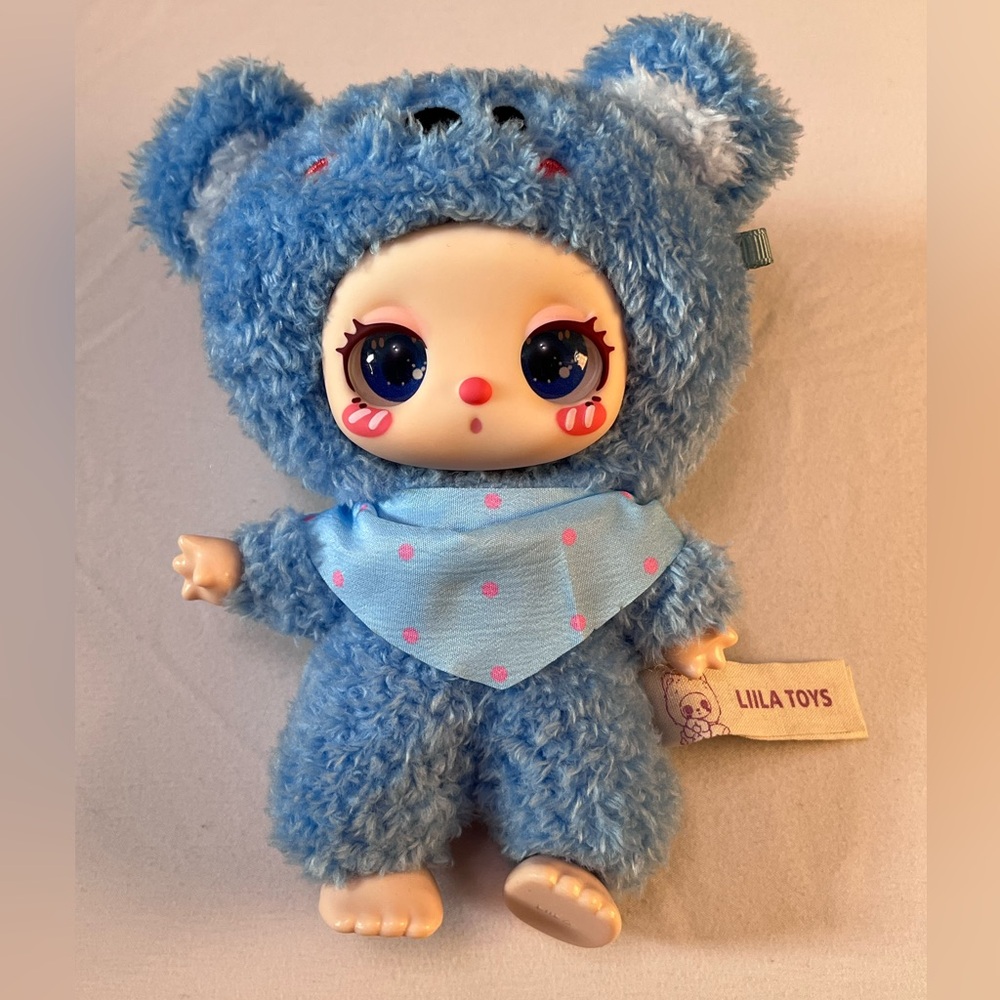 Liila Zoo - lucky cat series - blue koala -  vinyl face